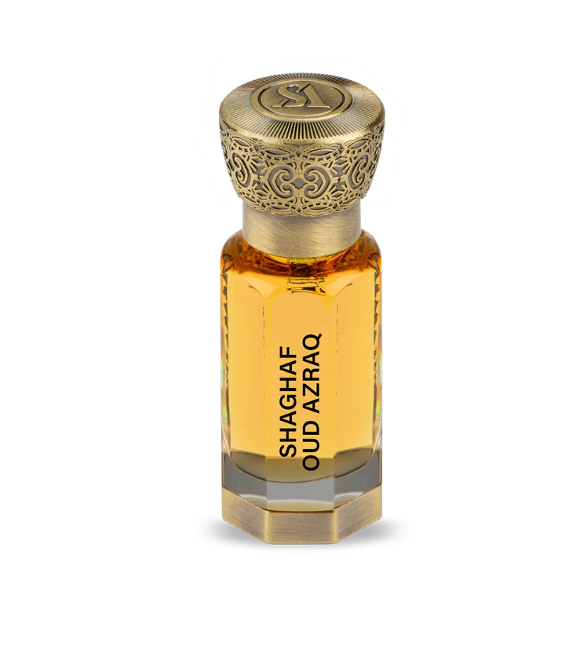 SHAGHAF OUD AZRAQ GECONCENTREERDE PARFUM OLIE 12ML